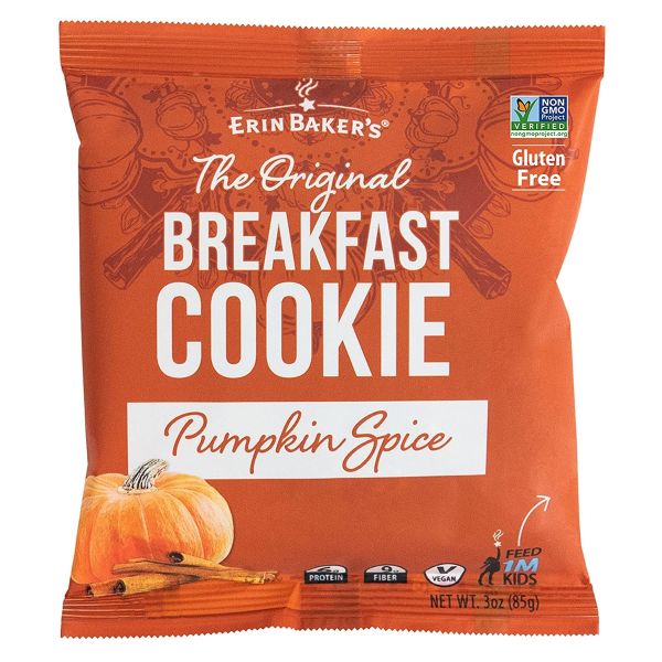 ERIN BAKERS: Cookie Brkfst Pumpkin Spc, 3 oz