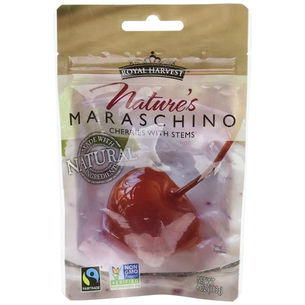 ROYAL HARVEST: Natures Maraschino Cherries, 4 oz