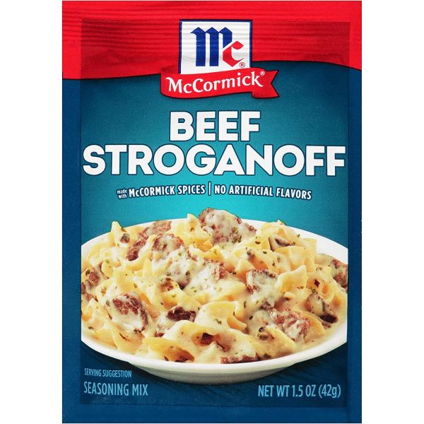 MC CORMICK: Spice Beef Stroganoff Mix, 1.5 oz