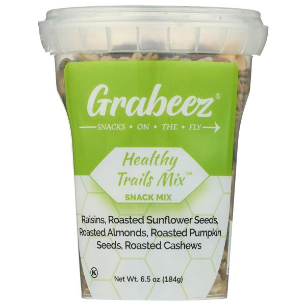 GRABEEZ SNACK CUPS: Snack Cup Healthy Trail Mix, 6.5 oz