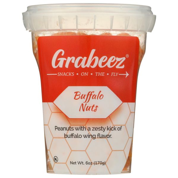 GRABEEZ SNACK CUPS: Snack Cup Nuts Buffalo, 6 oz