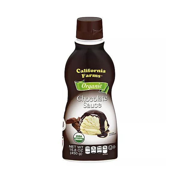 CALIFORNIA FARMS: Chocolate Sauce Organic, 15.8 oz