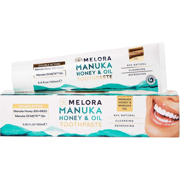 MELORA: Toothpaste Honey Oil, 3.25 fo