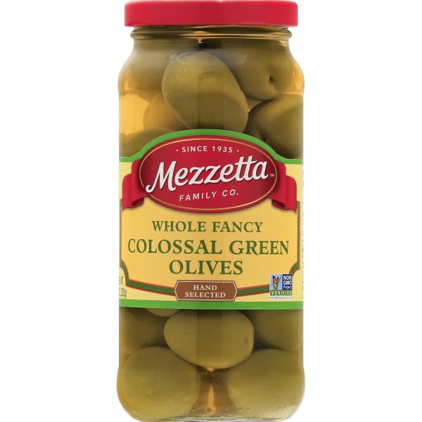 MEZZETTA: Olive Colossal Fancy, 10 oz