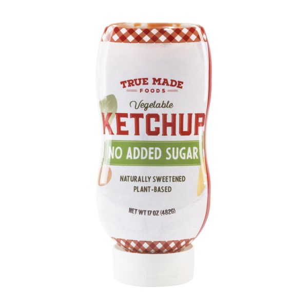 TRUE FOODS: No Sugar Vegetable Ketchup, 17 oz