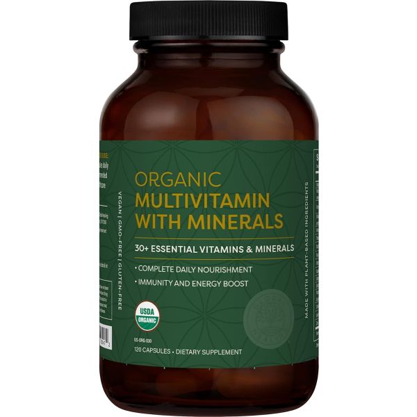 GLOBAL HEALING: Organic Multivitamin With Minerals, 120 cp
