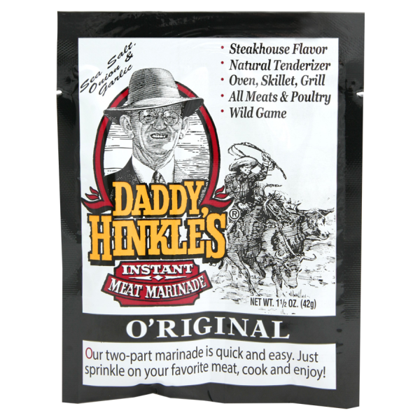 DADDY HINKLE: Instant Meat Marinade Original, 1.5 oz