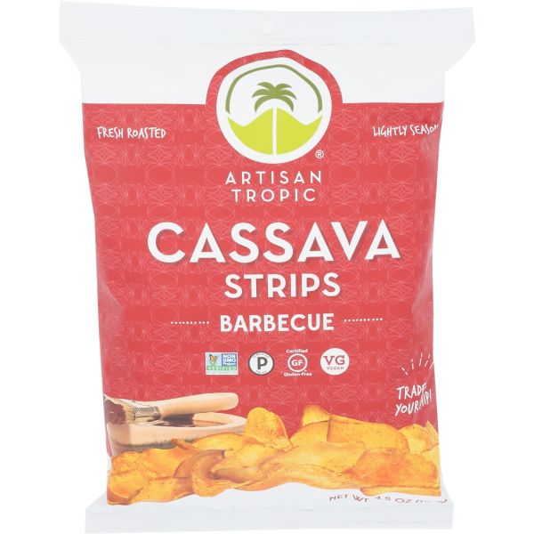 ARTISAN TROPIC: Barbecue Cassava Strips, 4.5 oz