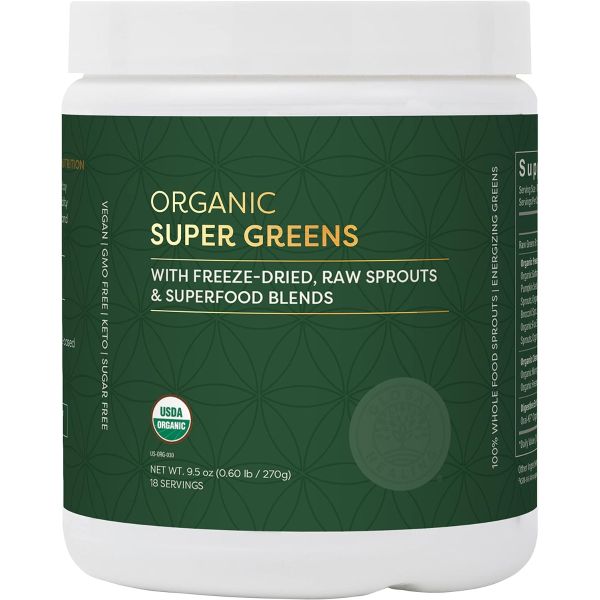 GLOBAL HEALING: Organic Super Greens, 9.5 oz