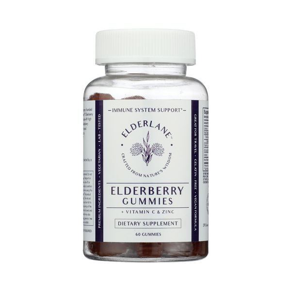 ELDERLANE: Elderberry Gummies, 60 pc