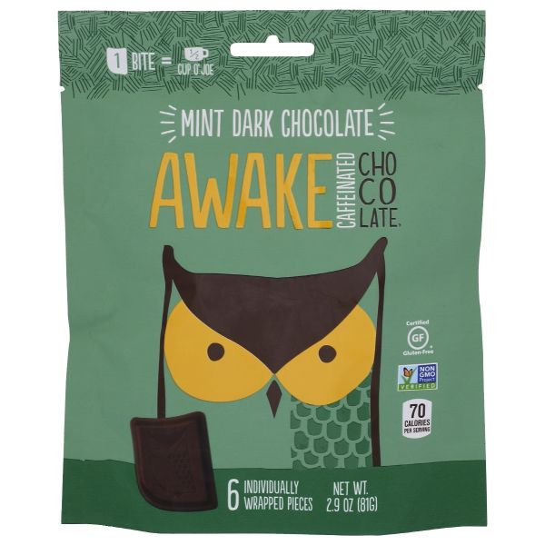 AWAKE: Mint Dark Chocolate, 2.9 oz