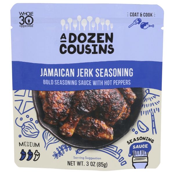 A DOZEN COUSINS: Jamaican Jerk Seasoning, 3 oz