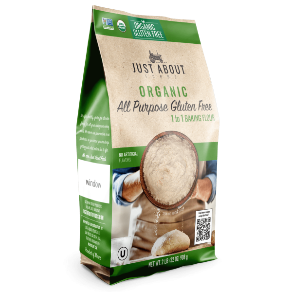 JUST ABOUT FOODS: Organic All Purpose Flour, 2 lb