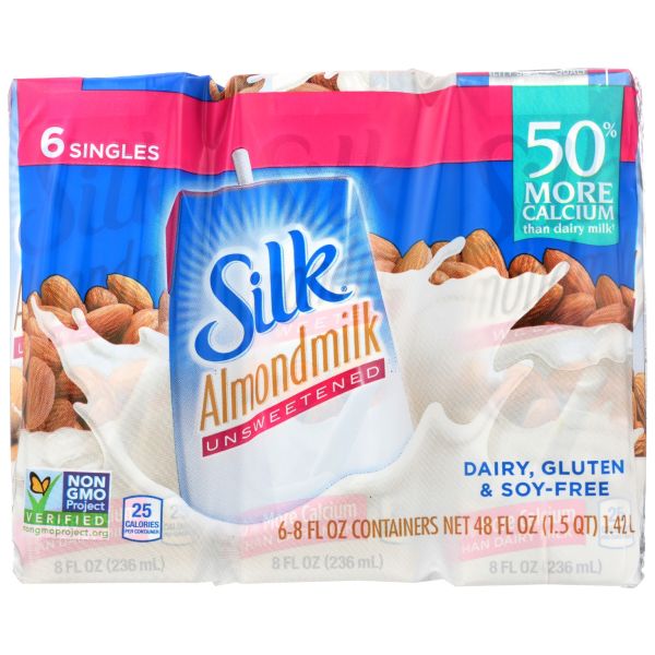 SILK: Unsweet Almondmilk, 48 oz
