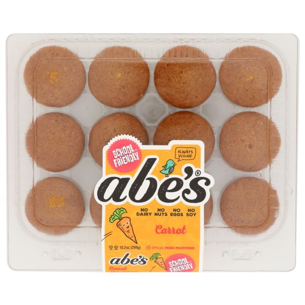ABES: Vegan Carrot Mini Muffins, 10 oz
