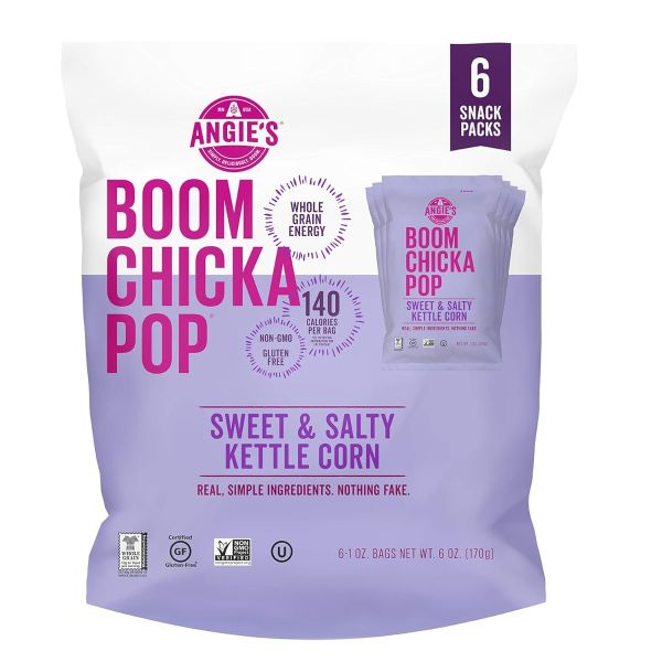 ANGIES: Sweet and Salty Kettle Corn 6 ct, 6 oz