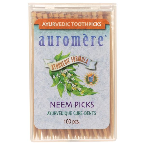 AUROMERE: Ayurvedic Neem Picks, 100 pc