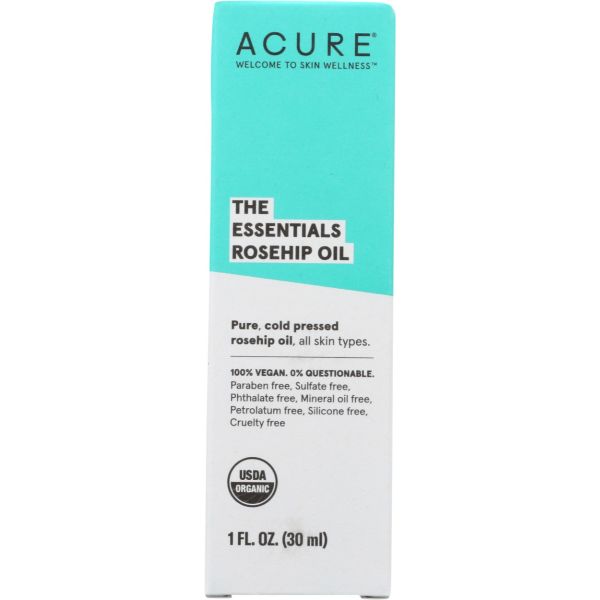 ACURE: Organic The Essentials Rosehip Oil, 1 fl oz
