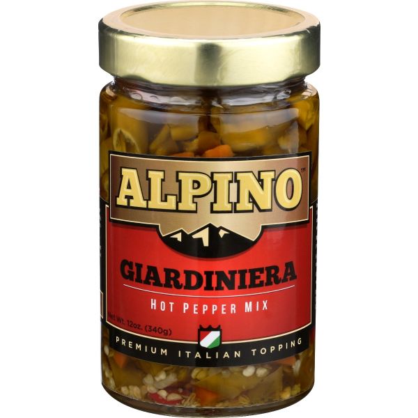 ALPINO: Gardiniera Hot Pepper Mix, 12 oz