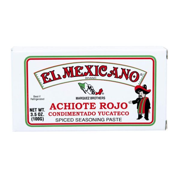 EL MEXICANO: Red Achiote Paste, 3.5 oz