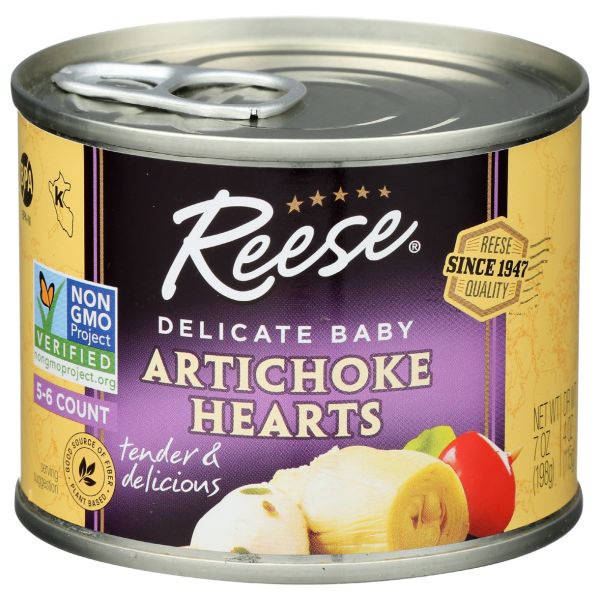 REESE: Delicate Baby Artichoke Hearts, 7 oz