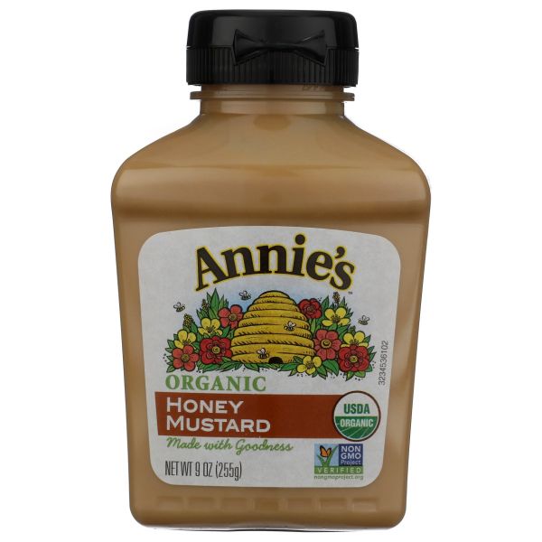 ANNIES HOMEGROWN: Organic Honey Mustard, 9 oz