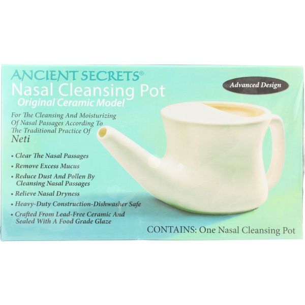 ANCIENT SECRETS: Nasal Cleansing Pot, 1 ea