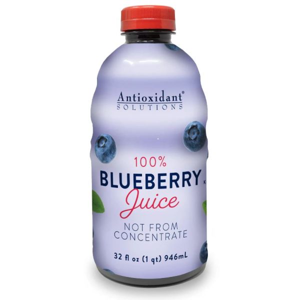 ANTIOXIDANT SOLUTIONS: Blueberry Juice, 32 fo