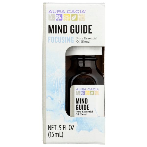 AURA CACIA: Mind Guide Essential Oil Boxed, 0.5 fo