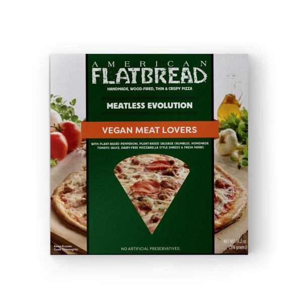 AMERICAN FLATBREAD: Meatless Evolution Vegan Meat Lovers, 11.17 oz