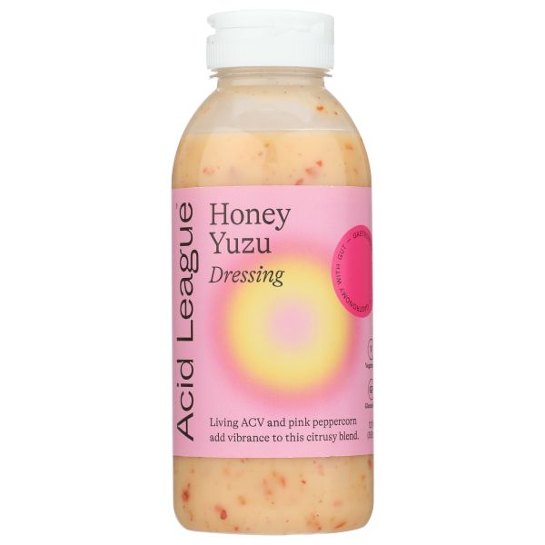 ACID LEAGUE: Honey Yuzu Dressing, 12 fo