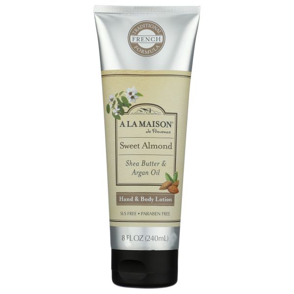 A LA MAISON: Sweet Almond Hand and Body Lotion, 8 fo