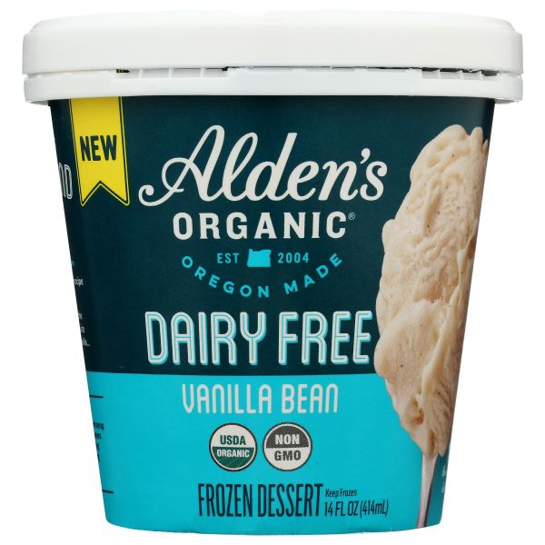 ALDENS ORGANIC: Dairy Free Vanilla Bean, 14 oz