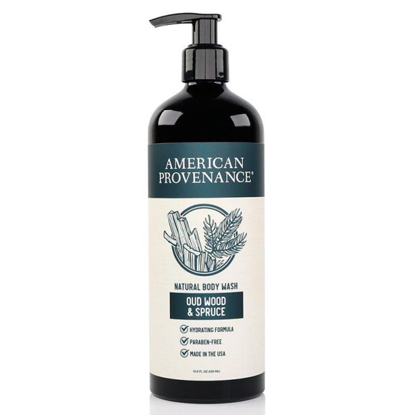 AMERICAN PROVENANCE: Oud Wood and Spruce Body Wash, 16.91 fo