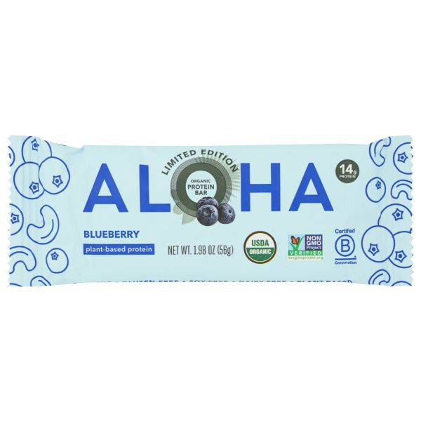 ALOHA: Blueberry Bar, 1.98 oz