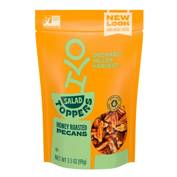 ORCHARD VALLEY HARVEST: Honey Roasted Pecans Salad Toppers, 3.5 oz