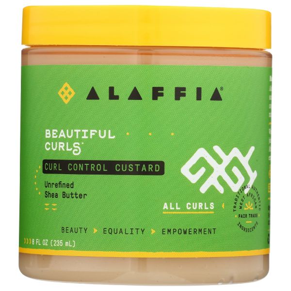 ALAFFIA: Custard Curl Control Balm, 8 fo