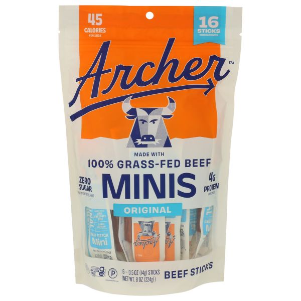 ARCHER: Original Beef Mini Sticks, 8 oz
