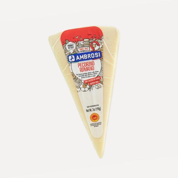 AMBROSI: Pecorino Romano Wedge Cheese, 7 oz