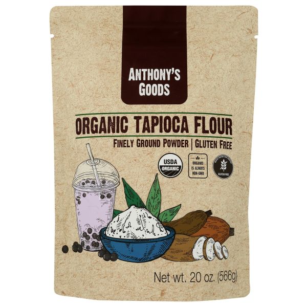 ANTHONYS GOODS: Organic Tapioca Flour, 20 oz