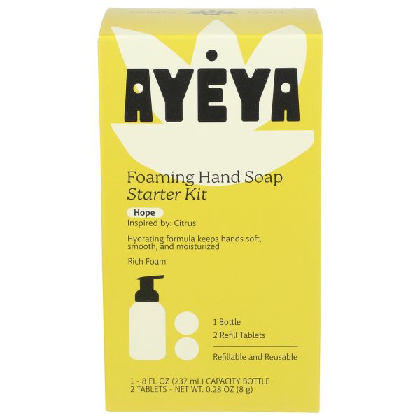AYEYA: Hope Foaming Hand Soap Starter Kit, 1 ea