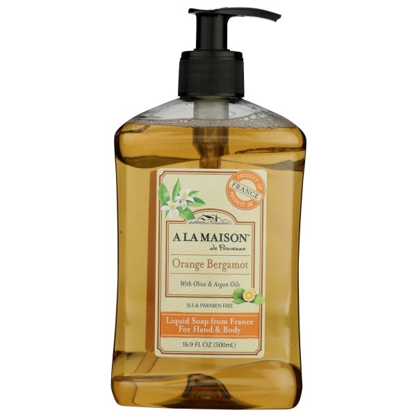 A LA MAISON: Orange Bergamot Liquid Hand Soap, 16.9 fo