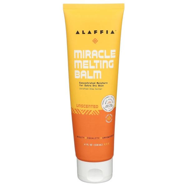 ALAFFIA: Unscented Miracle Melting Balm, 4 fo