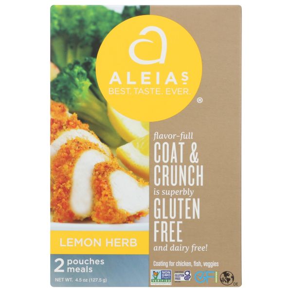 ALEIAS: Coat and Crunch Lemon Herb, 4.5 oz