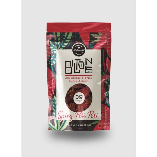 AUFSCHNITT: Spicy Peri Peri Biltong Beef Jerky, 2 oz
