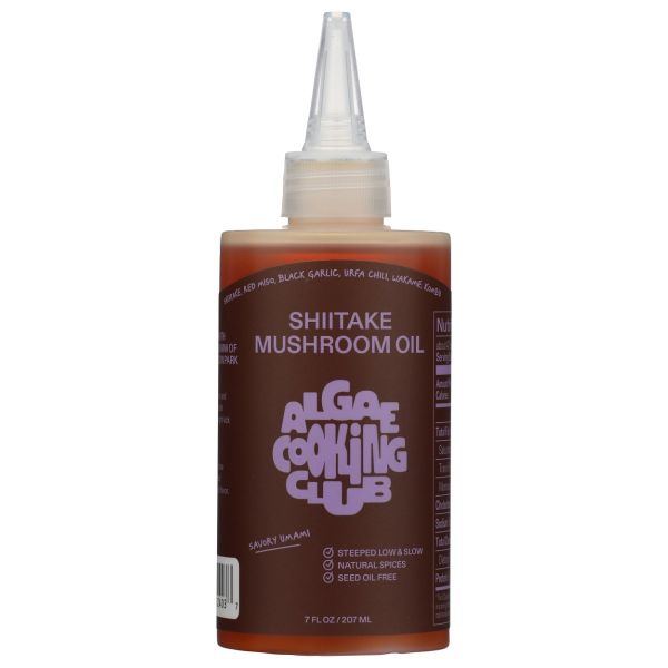 ALGAE COOKING CLUB INC: Shiitake Mushroom Infused Oil, 7 oz
