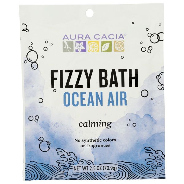 AURA CACIA: Ocean Air Fizzy Bath, 2.5 oz