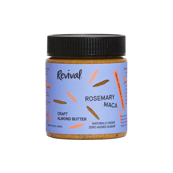 REVIVAL FOOD CO: Rosemary Maca Almond Butter, 10 oz