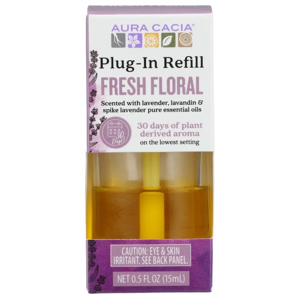 AURA CACIA: Fresh Floral Plug In Refill, 0.5 fo