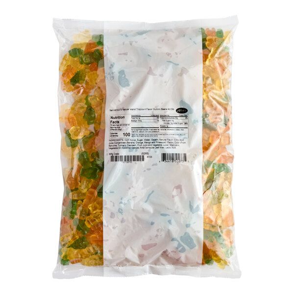 ALBANESE: Natural Island Tropics Gummi Bears, 5 lb
